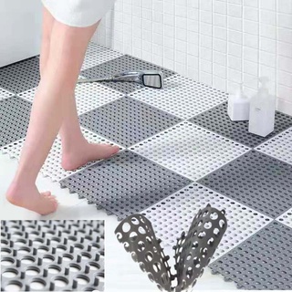 30x30cm Toilet splicing mat, bathroom floor mat, bath shower room mat, waterproof cushion, bathroom (1)