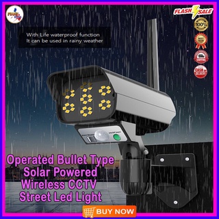 lightsroom decor✥☽◕Original Easy to Install Remote Operated Bullet Type Solar Powered Wireless Cctv