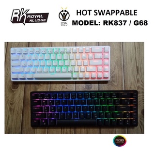 Royal Kludge RK837 / G68 HOTSWAP TRI MODE Mechanical keyboard - RGB Backlight