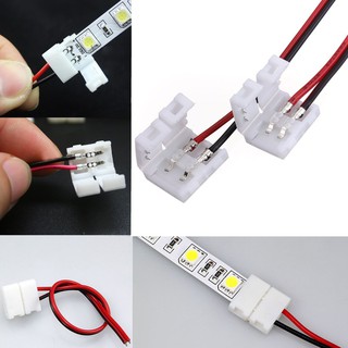 2pcs 8mm 2 Pin Accessories Adapter LED Strip Wire Connector (1)