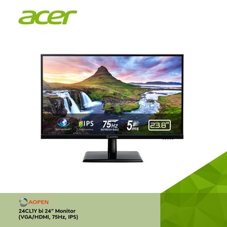 ✸Acer AOpen 24” Monitor 24CL1Y bi (VGA/HDMI, 75Hz, IPS)