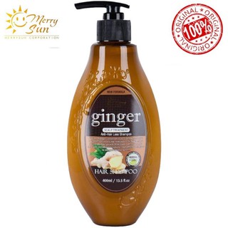 Merry sun ginger scalp treatment anti -hair loss shampoo 400ml