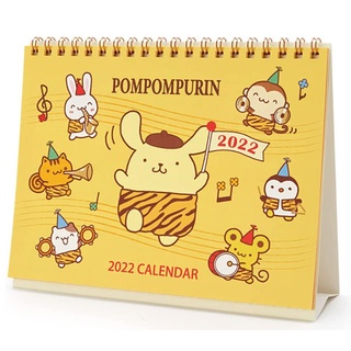 [Direct from Japan] Sanrio Pom Pom Purin Desk Top Calendar 2022 Ring Calendar Japan NEW