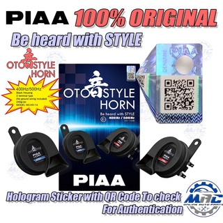 PIAA OTO STYLE HORN with HOLOGRAM STICKER 400Hz/ 500Hz HO-14,POWER HORN 2PCS. 100% ORIGINAL