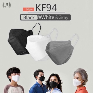 WJF KF94 Korean10Pcs Face Mask Non-woven Protection Filter 3D Anti Viral Mask Korea Style