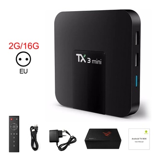 TX3 Mini Smart TV Box Android 8.1 Amlogic S905W 1G 8G 2G 16G 4K H.265 2.4G 5G Dual Wifi Set Top Box Media Player