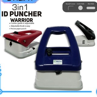 3 IN 1 ID PUNCHER (oblong,corner,circle)