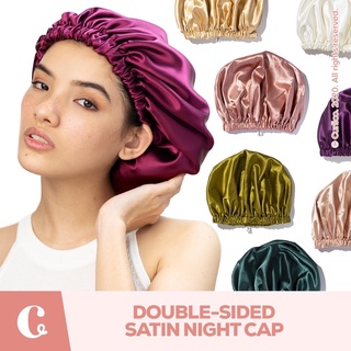 Curlico. Satin Night Cap (Double-Sided Satin Sleeping Cap / Bonnet / Hat / CGM)
