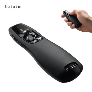 R400 2.4Ghz USB Wireless Presenter Red Laser Pen Pointer PPT Remote Control with Handheld Pointer fo