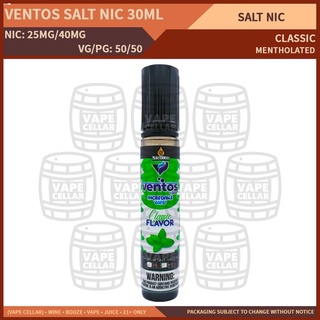 CAR LIGHTSUPER OIL❦☒Ventos Salt Nic 30ML (25MG, 40MG) | Vape Juice E Liquids