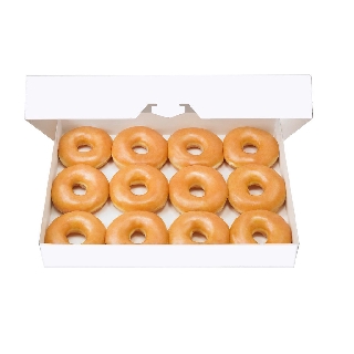 25pcs Donut box / doughnut box by 12