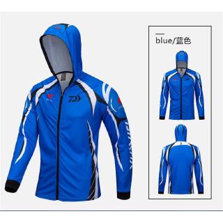 Quick Dry DAIWA Hooded Fishing Jacket Hoodies Sun Protection Outdoor Quick Drying Ventilation Anti-UV