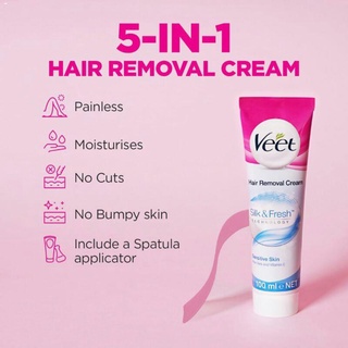body care✕✿VEET Hair Removal Cream Sensitive Skin (25g & 100g) Authentic 100%✔️