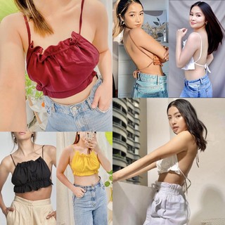 BLOGGER (Napkin Trend) Sexy Backless Top