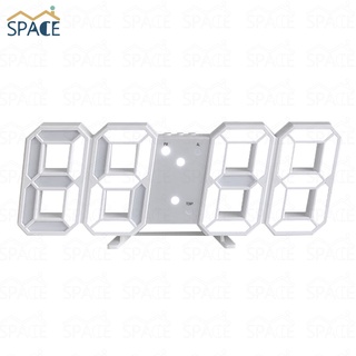 M-SPACE Clock Smart 3D Digital Clock Alarm Wall Clock LED Electronic Alarm Clock Temperature Clock