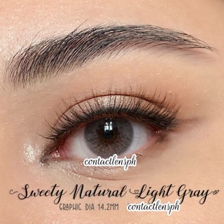 NOGRADE/GRADED Sweety Natural Light Grey Contact Lens