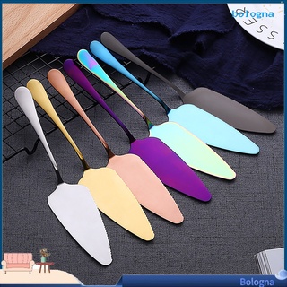bologna Stainless Steel Cake Server Pastry Butter Divider Pizza Cheese Spatula Knife for Home Kitchen Party