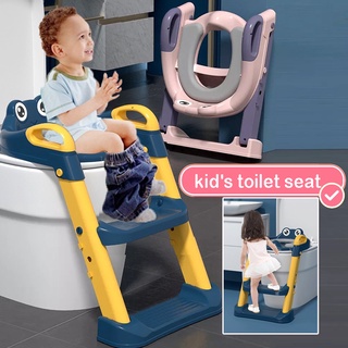【Ship in 24h】Baby Potty Training Seat with Step Stool Ladder Adjustable Potty Trainer Toilet For Kid