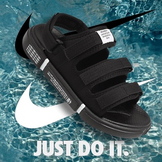 NIKE OEM | Mens Sandals | The Back Strap Can Be Removed | Black White | Black | Gold | Casual Sandal