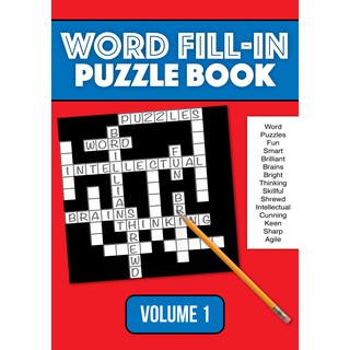 Word Fill-In Puzzle Book (Volume 1) - Suitable For All Ages! (1)