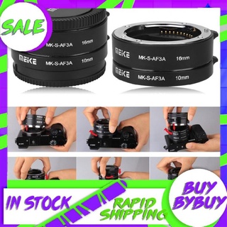 【Ready Stock】✸卐∏Meike Auto Focus 10mm 16mm Macro Extension Tube Set for Sony