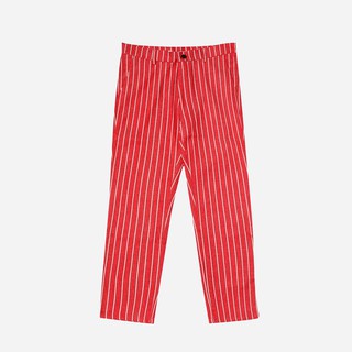 Smyth Boys Teens’ Striped Twill Pants in Red