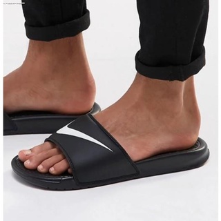 New products✟►☎Nike Benassi JDI unisex Slippers Slides For Men and women Black (4)