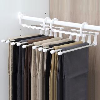 Mr.fun Trousers Storage Rack Hanger Wardrobe Clothes Storage Rack Multifunction