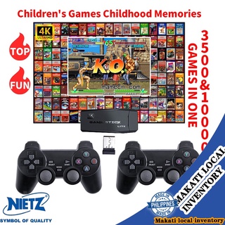 【Local Stock】﹍◈□10000+ Games 2.4G Dual Controller Game Console MAX Classic Consoles HDMI High-Defin