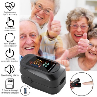 Oximeter Blood Oxygen Saturation Heart Rate Monitoring Finger Clip Pulse Detection Fingertip Home A2