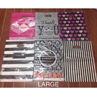 Good Quality Plastic Bag ( Stripes design and thank you design ) (5)