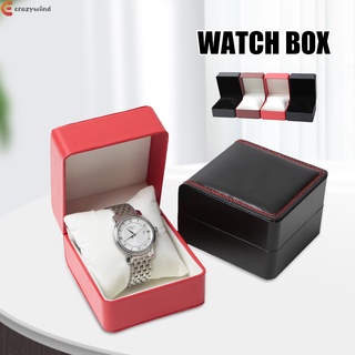Watch Storage Box with Pillow Single Watch Gift Cases Jewelry Bangle Bracelet Watch Gift Box For Men Women