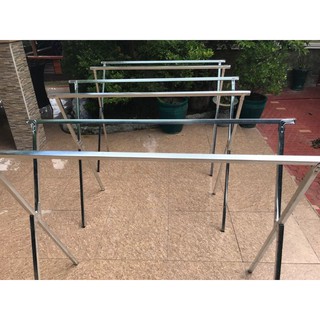 FOLDABLE ALUMINUM SAMPAYAN Clothes Rack and Heavy duty adjustable Stainless Sturdy Matibay