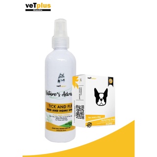 【Ready Stock】❐○♘Vet Core Tick & Flea Spray + Core+ Premium Herbal Dog Soap 120g