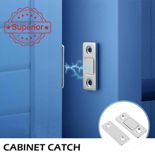 Punch-free Ultra-thin Invisible Door Stopper Sliding Wardrobe Door Magnetic Cabinet Door Door K9Z4