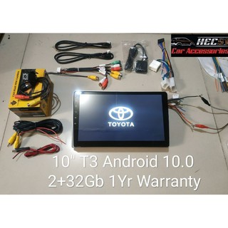 T3 Android 10.0 1Yr Warranty Hiace 10" Oem Android 32Gb 2006 to 2018 Ips Led Split Screen 2012