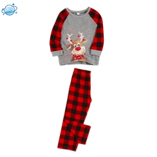 New Family Matching Adult Kids Christmas Pyjamas Xmas Nightwear Pajamas PJs Sets MM