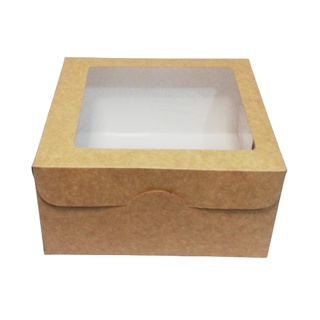 10pcs 9x9x5 Cake Box | With Window | Preformed | Reversible| High Quality