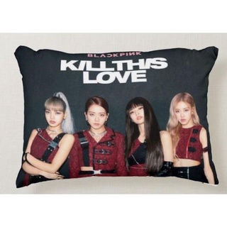 PILLOWPILLOW CASE❁☸❡Black Pink Mini Pillows 8x11 inches