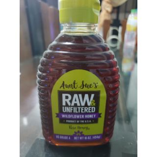 Aunt Sue's Raw Unfiltered Honey, 454g