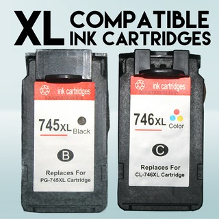 Brand New Compatible PG-745XL Black ink Cartridge & CL-746XL Color ink Cartridge for Canon MG2570S