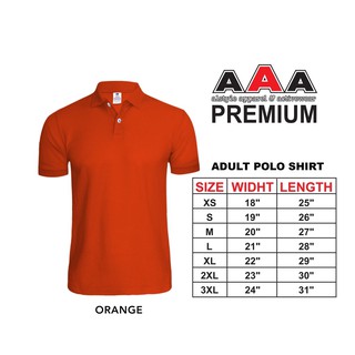 Polo Shirt Premium Mens Honeycomb Orange