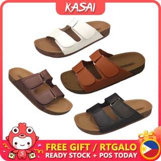 KASAI Birkenstock Kids Sandals Velcro Strap Slides Size Big Child Sandals for Baby Shoes