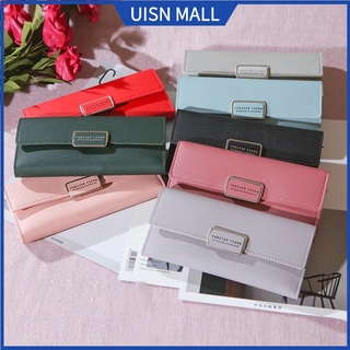 UISN #6017 Women Wallet Multi Card Position PU Leather Coin Purse Women Card Holder Long Wallets