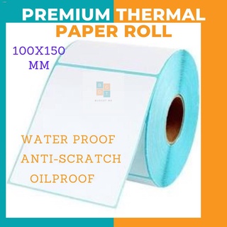 Thermal Paper & Continuous Paper▽✚A6 Thermal Label Sticker Waybill Paper 350 or 500 sheets per roll