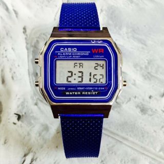 Casio digital rubber watch with light
