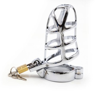 Metal Cock Rings Stainless Steel Chastity Cage Bird Bondage Penis Lock Male Chastity Device Cock Rin