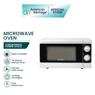 American Heritage 20L Manual Microwave Oven AHMO-6172