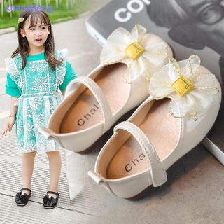 2021 spring and autumn new girls small leather shoes soft sole princess fashion cute shoes children baby girls single shoes