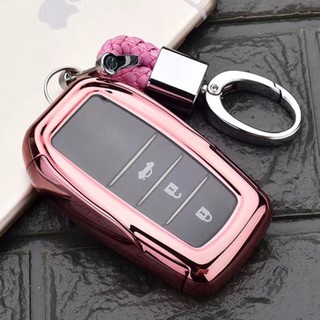 Car KEY COVER For Toyota HILUX Fortuner C-HR Camry Remote TPU Key Case FOB SHELL Holder Cover
